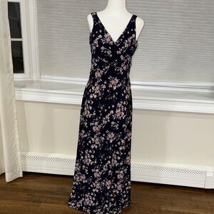 Lauren Ralph Lauren Navy Floral Maxi Dress